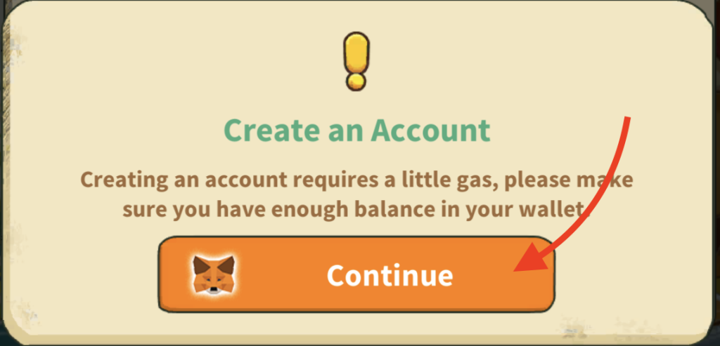 TownStory create new account modal