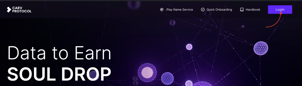 Carv protocol airdrop login