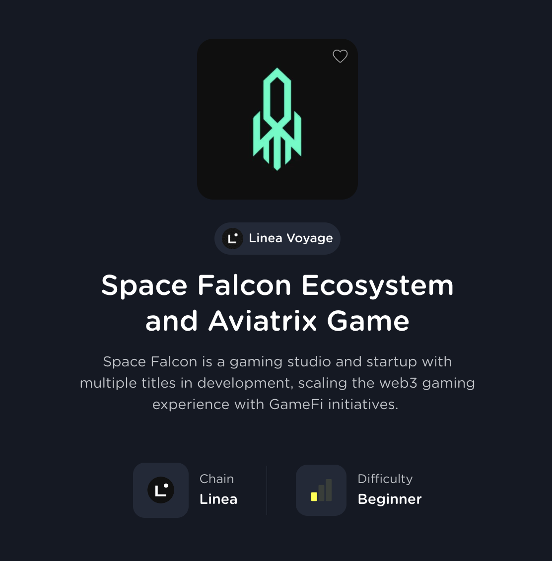 Linea Park: How to complete Space Falcon Ecosystem and Aviatrix Game ...