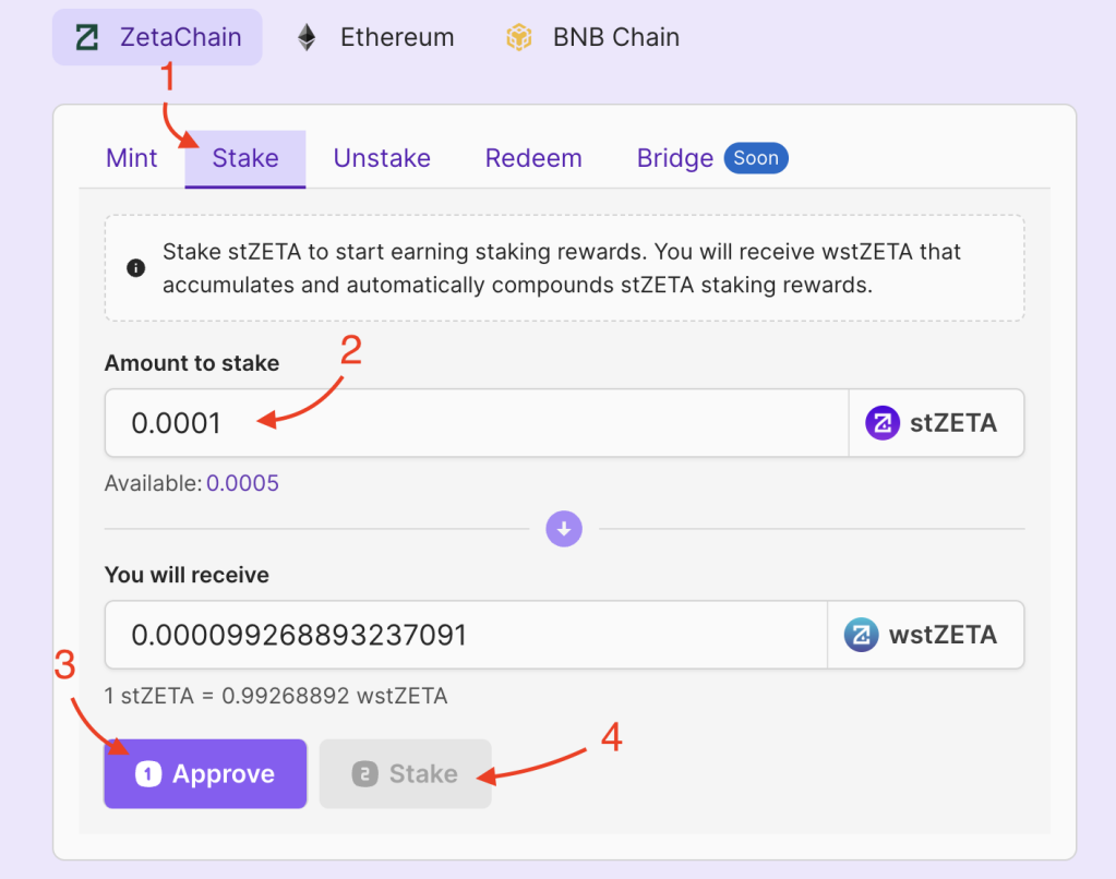 accumulated finance add tokens to stake