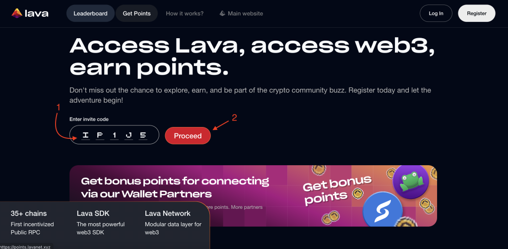 Lava Network sign in