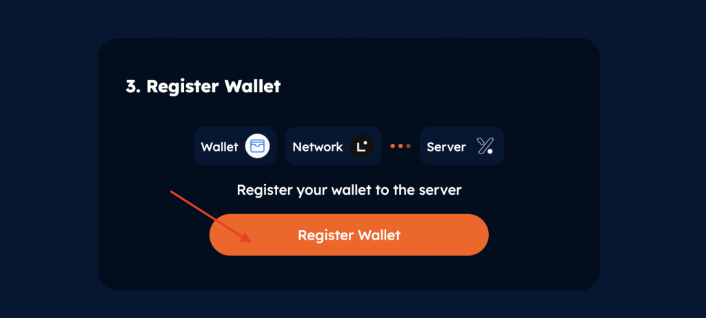 Yooldo register wallet