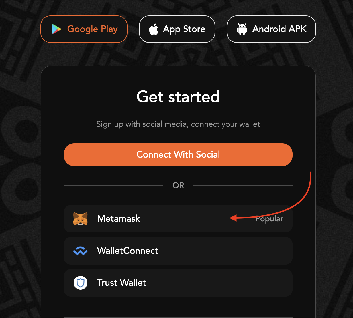 gamic connect metamask