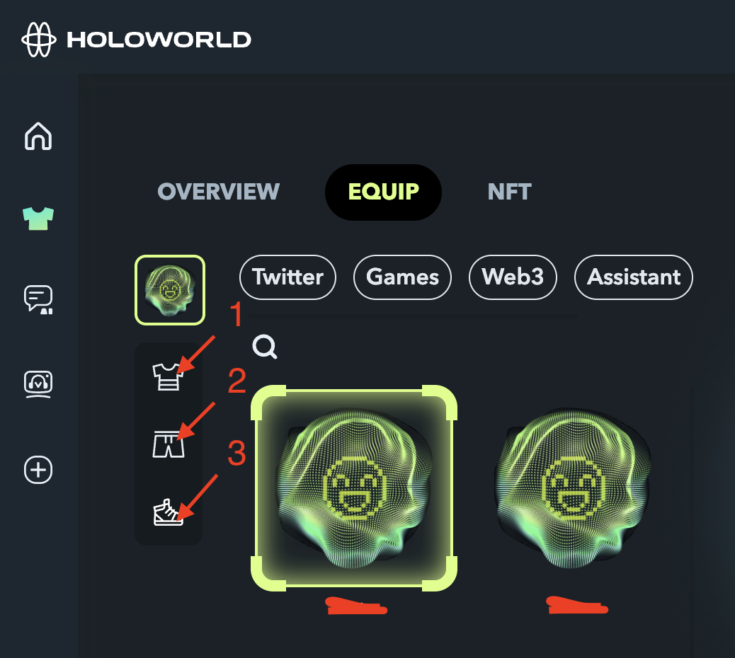 holoworldai equipment