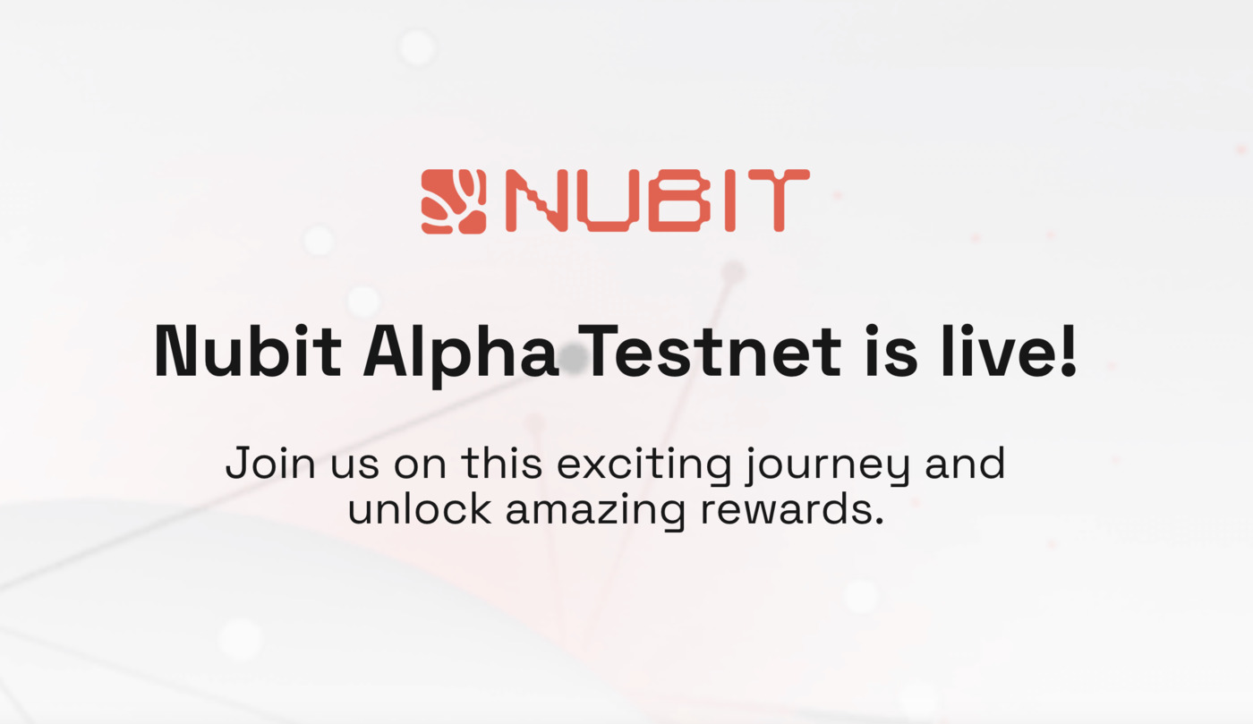 Nubit Alpha Testnet live