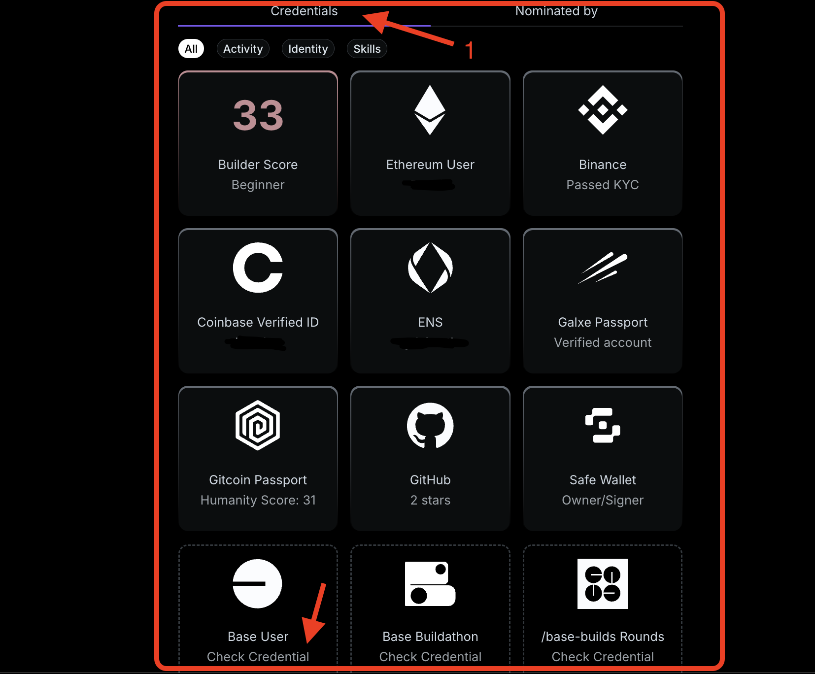 talentprotocol passport check credential