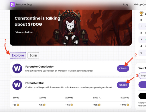Farcaster Dog Airdrop: Earn $FDOG with This Step-by-Step Guide 🪂 DropJet
